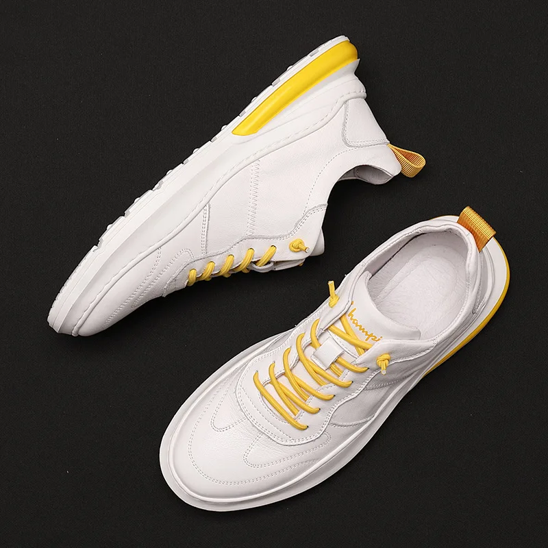 

Skateboard Shoes Summer Men Sneakers Soft Breathable Lace Up Platform Shoes Outdoor Walking Sports Shoes Male Casual Sneakers