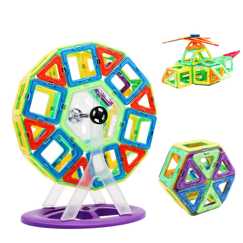 Piezas de bloques de construcci&oacute;n magn&eacute;ticos DIY para ni&ntilde;os peque&ntilde;os, juguetes de construcci&oacute;n magn&eacute;ticos de dise&ntilde;ador, juguetes de construcci&oacute;n en miniatura, regalos, 1 Uds.-3