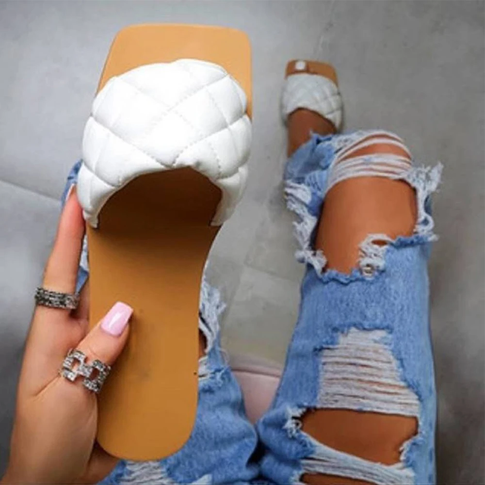

2020 Women Slippers Sandals Flat Summer Women's Shoes Beach Slippers Handmad Open Toe Fashion Roman Plus Size