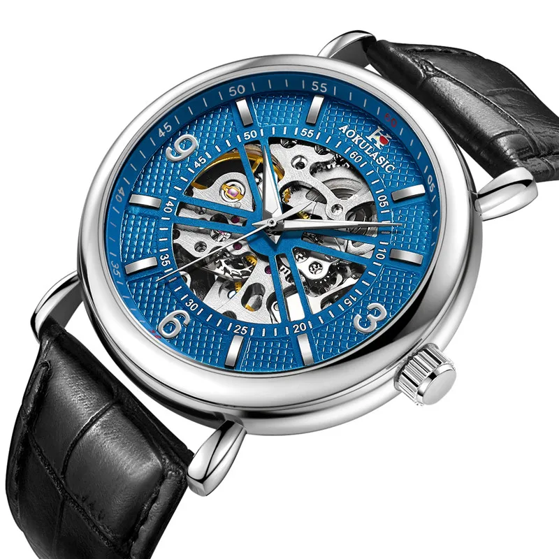 Aokulasic автоматические механические мужские наручные часы военные армейские