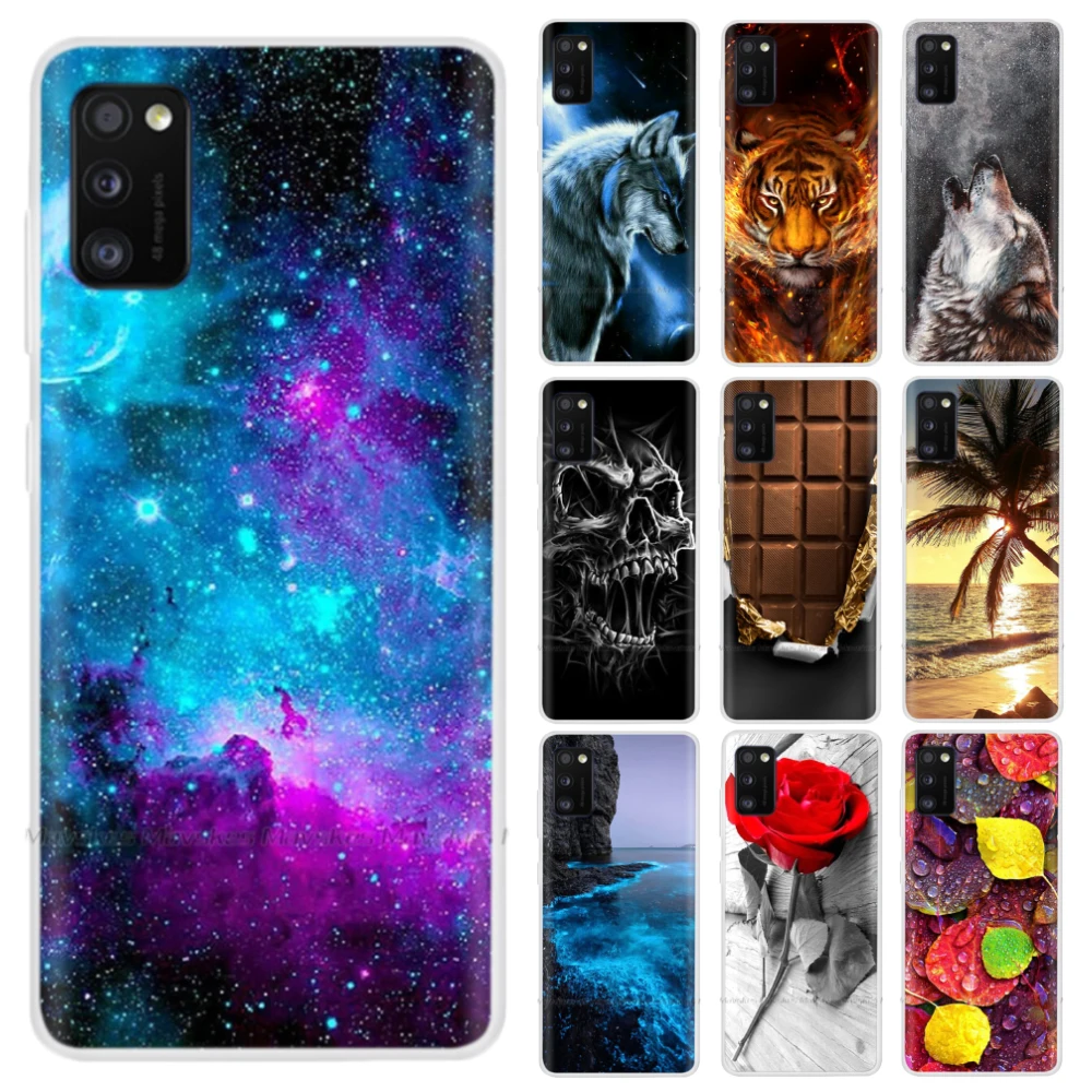 

For Samsung Galaxy A41 Case Soft TPU Silicone Bumper Fundas Phone Bag Cover Cases For Samsung A41 A 41 A415 Back Case Coque Capa