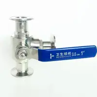 Fit 19mm 3/4" Pipe OD x 1.5" Tri Clamp Sanitary T-Port Ball Valve SUS 304 Stainless Beer Brewing Home Factory