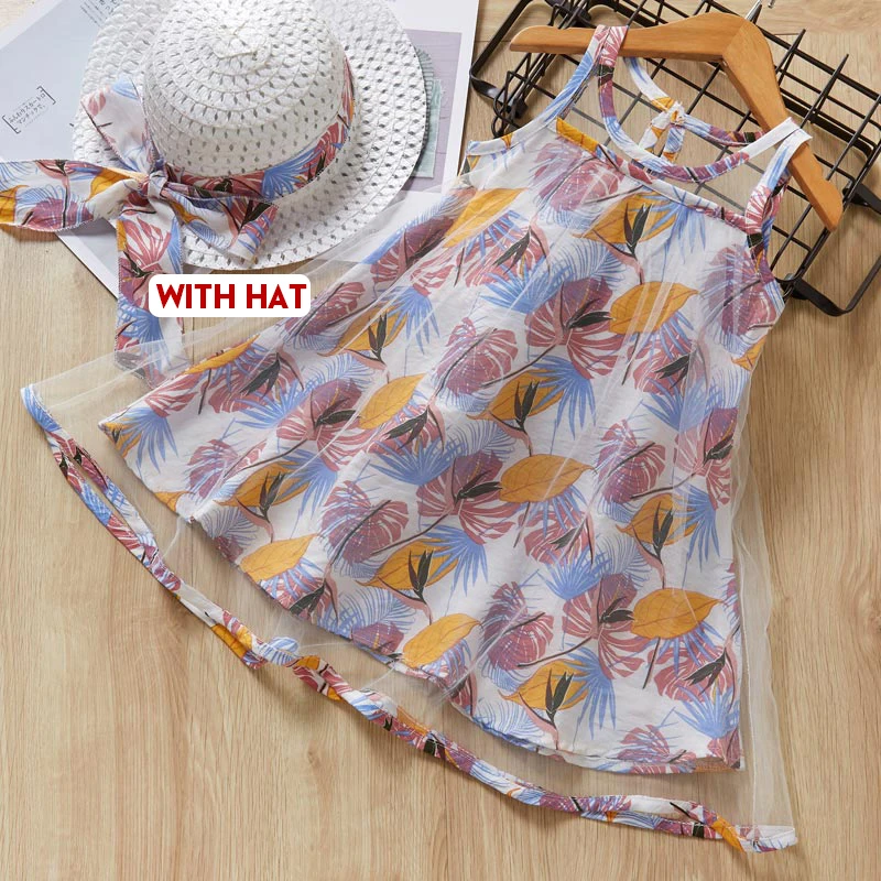 Bear Leader/платья для девочек Новинка 2020 года Сезон лето Модное платье принцессы с