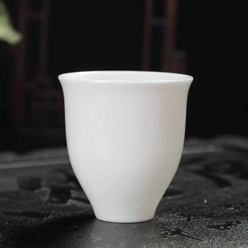 Dehua большая чайная чашка из хлопка и нефрита одна белый фарфоровый чайный набор