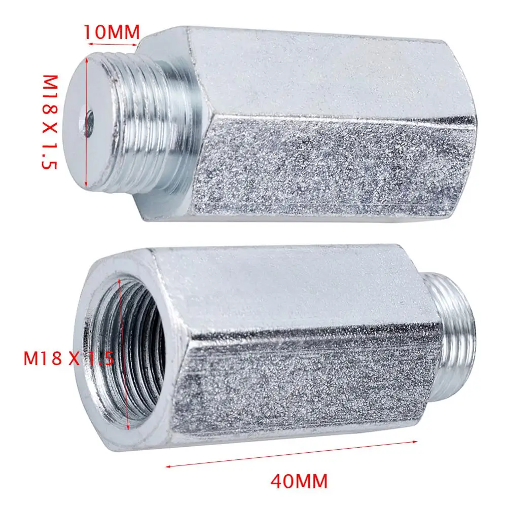 1PCS Stainless Steel M18x1.5 O2 Oxygen Sensor Extender Spacer for Decat Hydrogen Automotive accessories Ship | Автомобили и