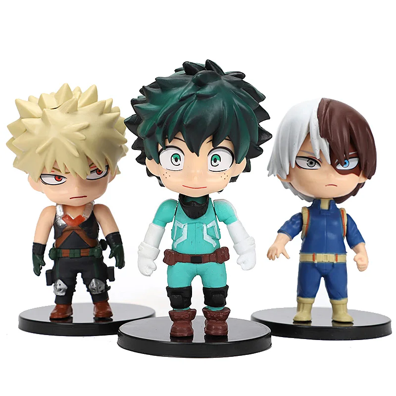 Фигурки героев аниме Моя геройская Академия 3 шт./компл. | Игрушки и хобби