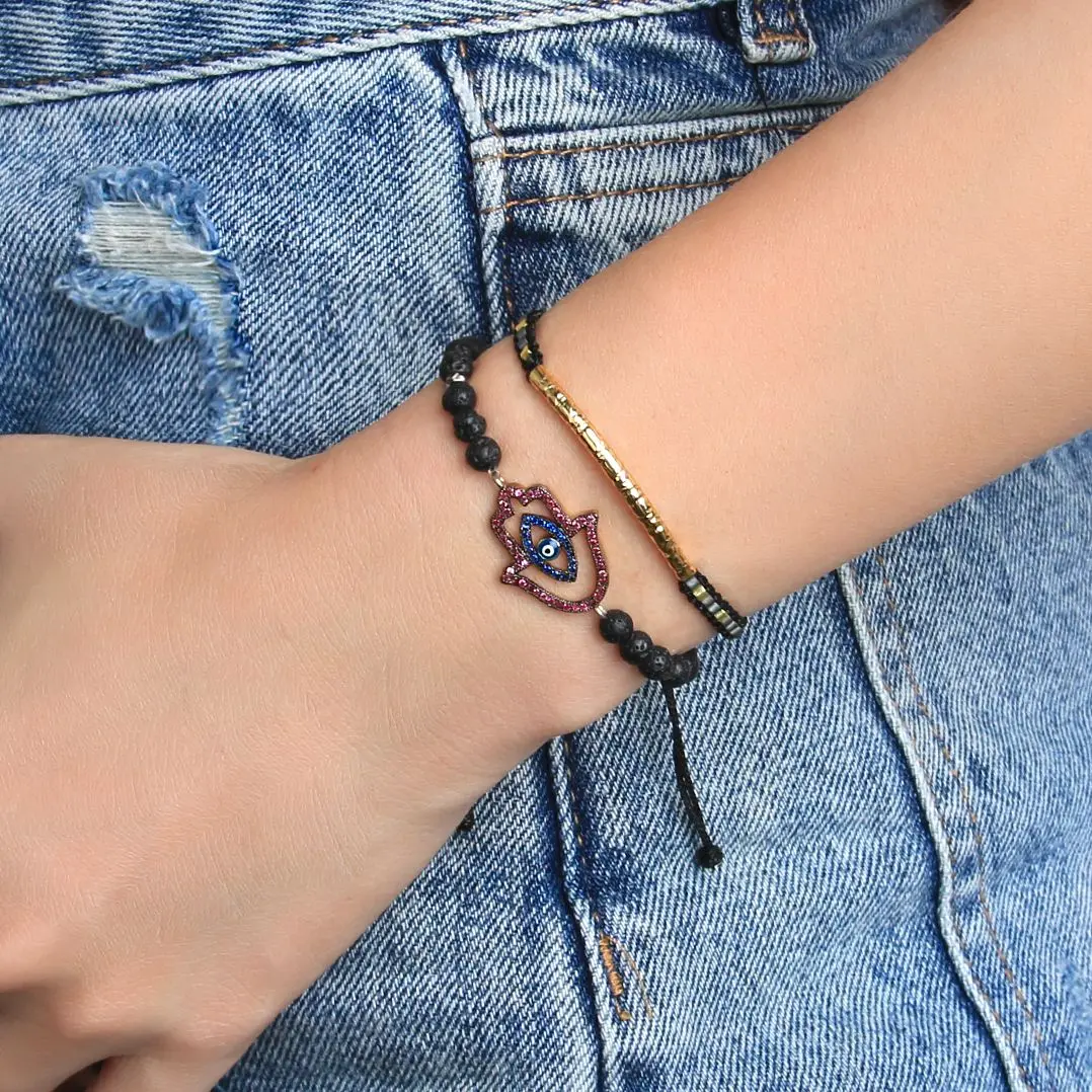 

KELITCH Women Miyuki Rope Friendship Bracelets Gold Color Beaded Jewelry 2021 New Bracelet For Men Girls Gifts