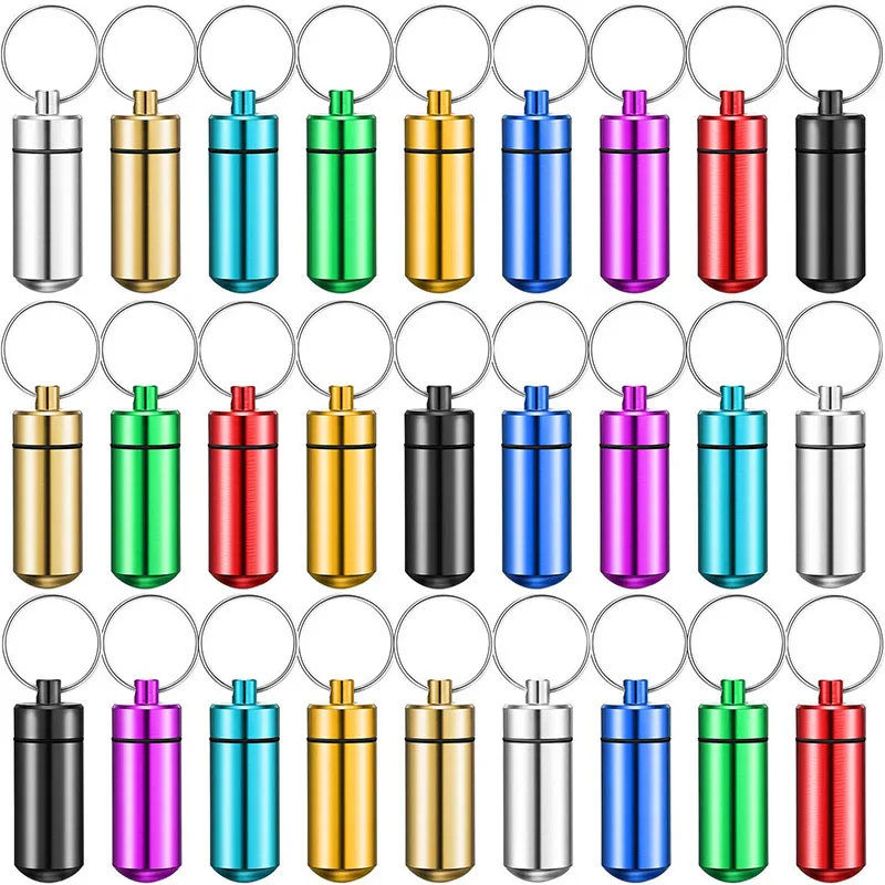 Водонепроницаемый Алюминиевый металлический футляр для таблеток