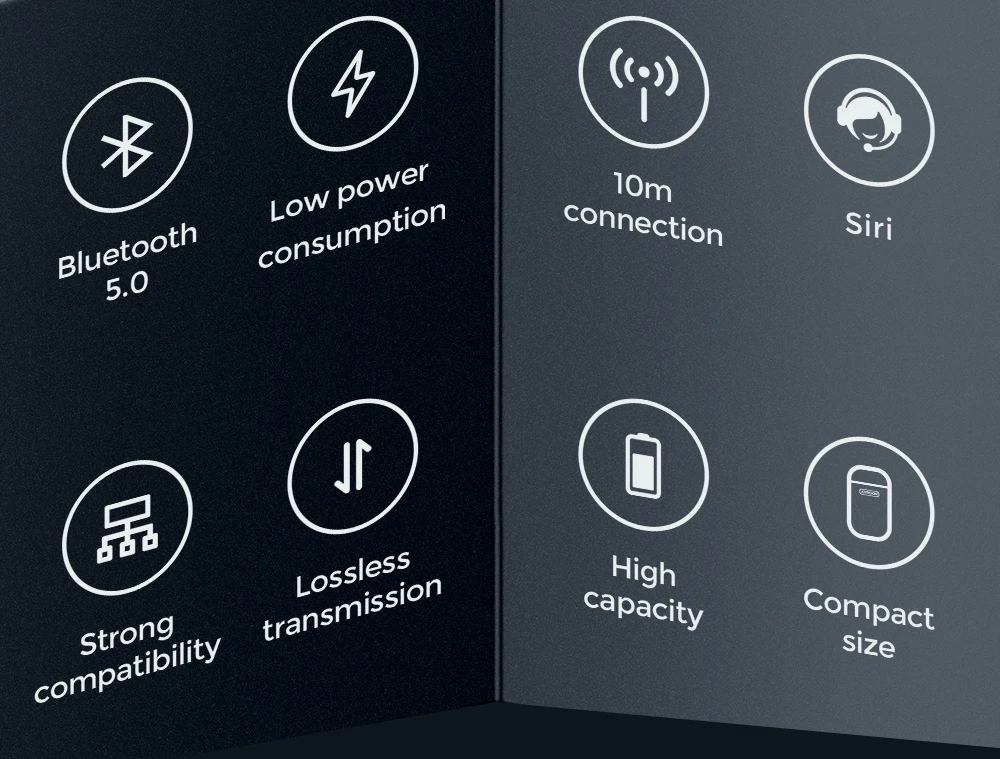 Joyroom Bluetooth5.0 Беспроводной стерео одиночный наушник сенсорный Управление легкие наушники с зарядный чехол с микрофоном для iPhone, Android