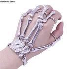 Панк-шейдель Вингер браслет для Vrouwen Скелет костяной руки браслет 2020 Kerst подарок на Хэллоуин