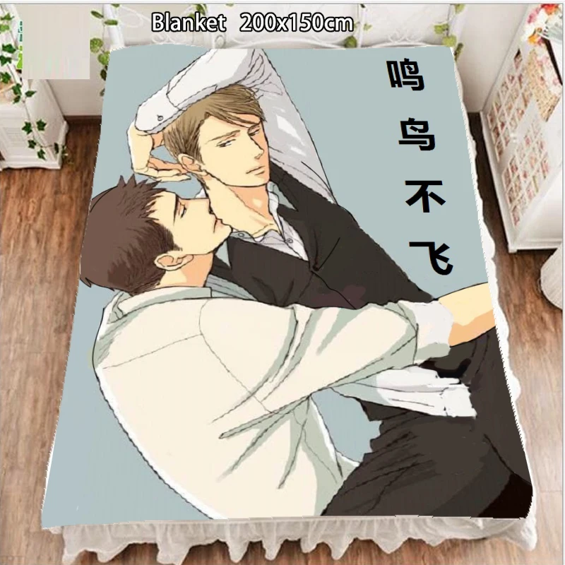 Флисовое одеяло и покрывала в стиле аниме одеяла для кровати саезуру Тори ва