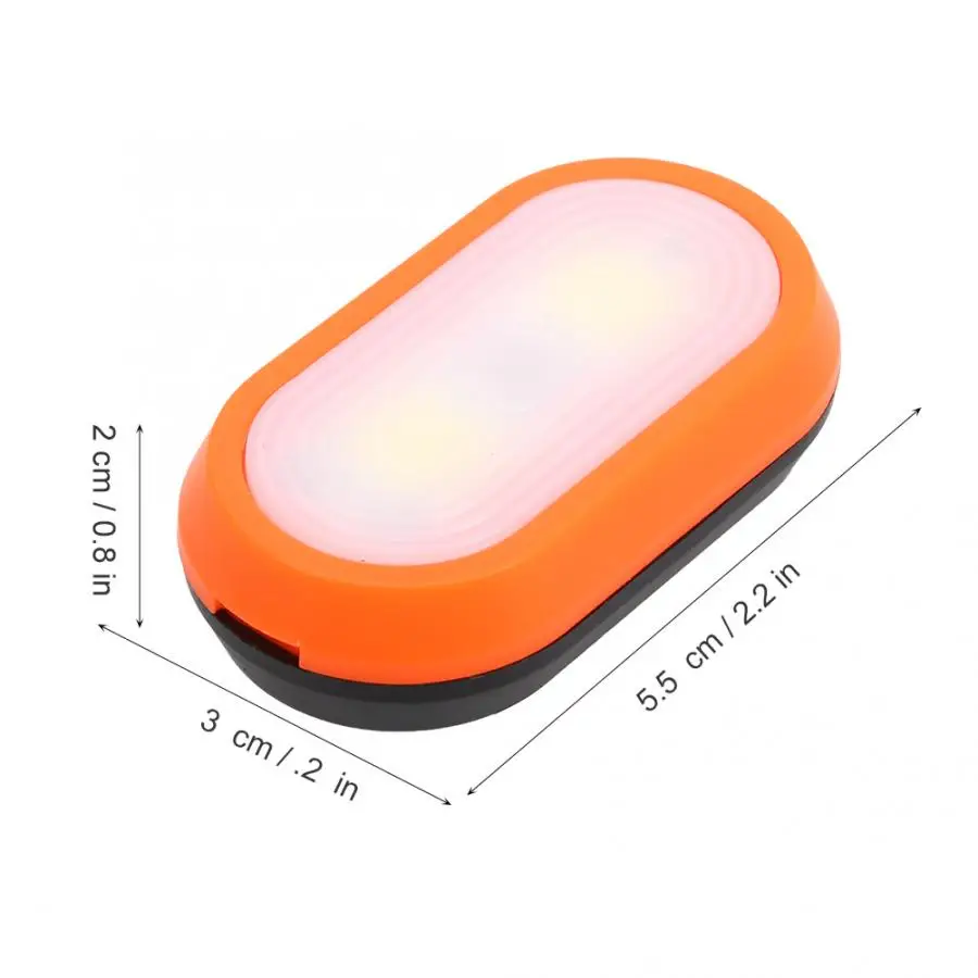 Портативная мини пристегивающаяся одежда яркая светодиодная лампа для бега