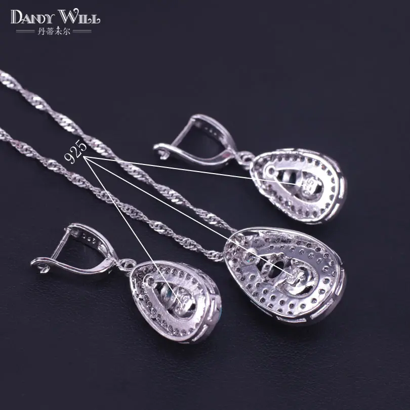 Женский комплект из колье серёг и кольца с натуральным жемчугом | Украшения