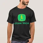Новинка 2020, летняя мужская футболка с логотипом John Wick, 100% хлопок, с круглым вырезом