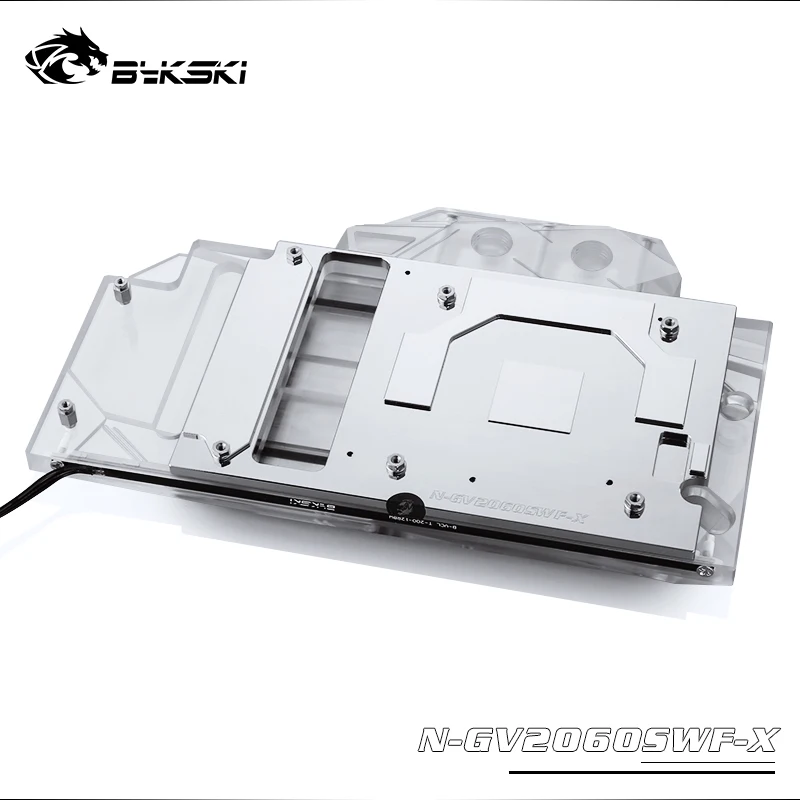 Водяной блок Bykski с полным покрытием RGB/ARGB GPU для GIGABYTE RTX2070/2060 GAMING Super Windforce OC 8G