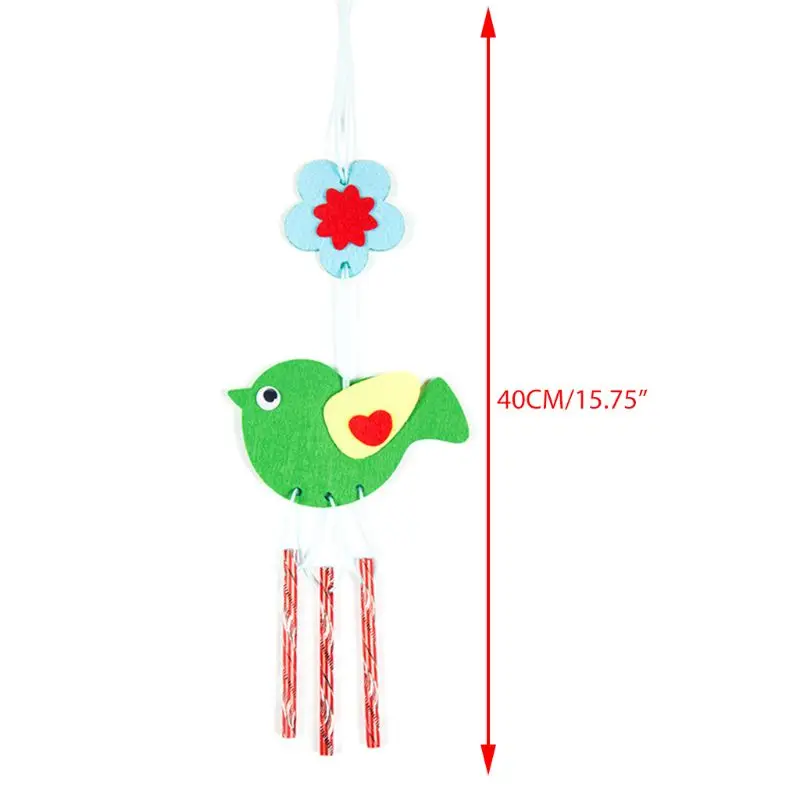 DIY Wind Chime детский нетканый материал ручной работы с рисунками животных для
