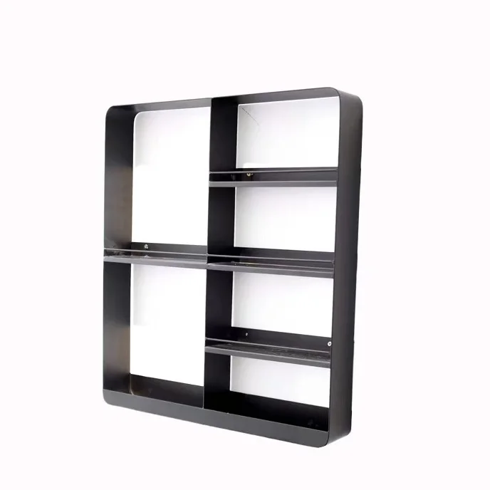 

bathroom, dresser rack, wall locker, gold, iron, multi layer cosmetics perfume storage rack