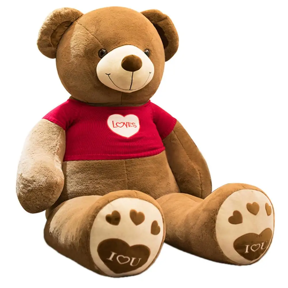 Высокое Качество плюшевый мишка кукла свитер медведь игрушки Любовник подарок