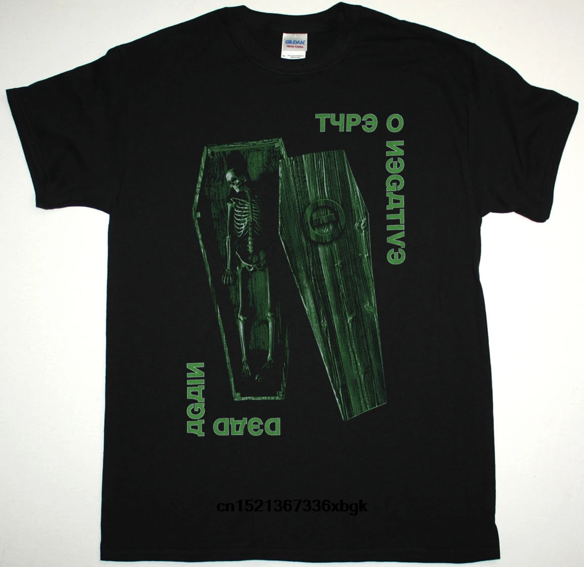 Черная футболка с принтом отрицательные мертвецы снова типа O модная Питера