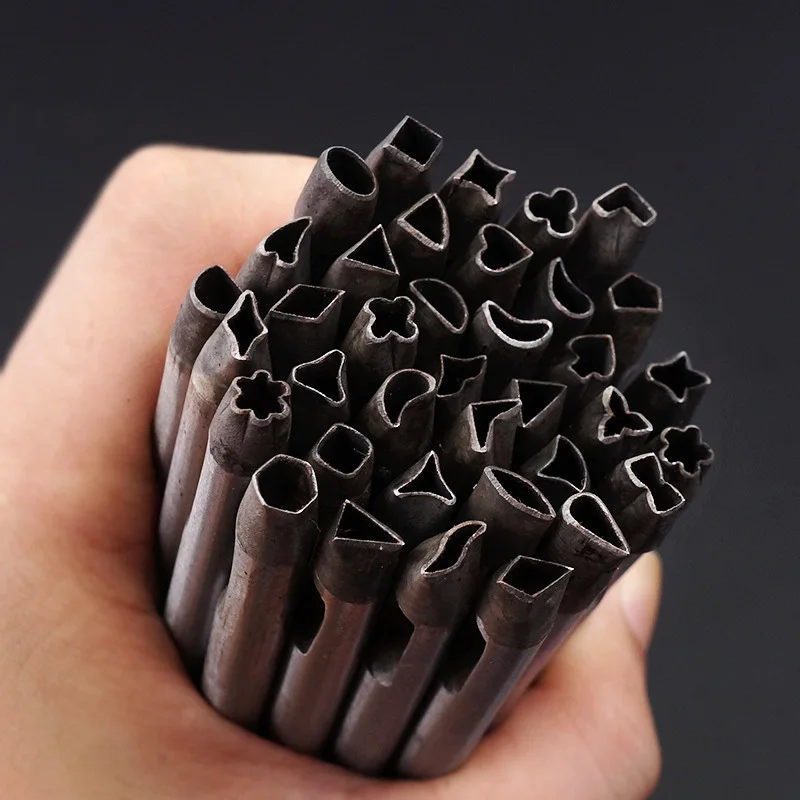 Набор дыроколов сделай сам 37 шт. ремесленные часы для кожи дырокол браслета