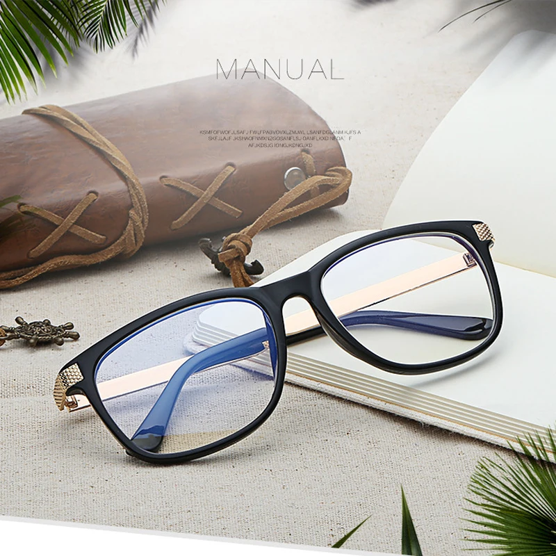 Seemfly классические очки в квадратной оправе для женщин и мужчин металлические