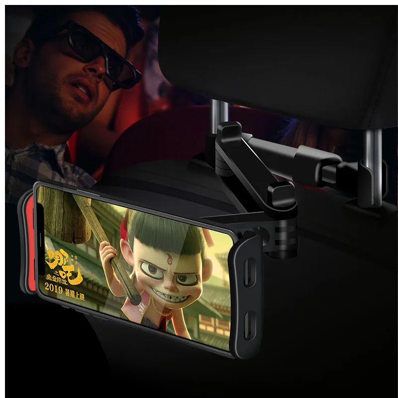 

Flexible 360 Degree Rotating for iPad Car Pillow mobile Phone Holder Tablet Stand Back Seat Headrest Mount Bracket 5-11 Inch