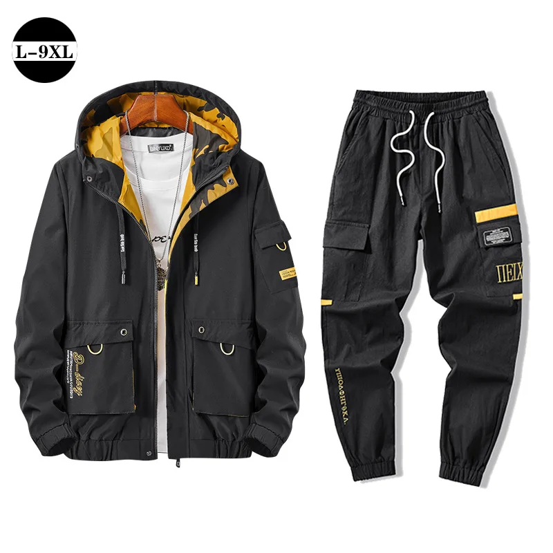 Спортивный костюм мужской из 2 предметов функциональная кофта с капюшоном и