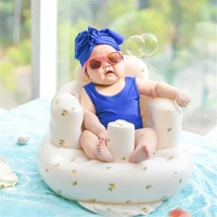 fall prevention inflatable seat baby chair seat baby inflatable seat training learning seat bathing swimming circle