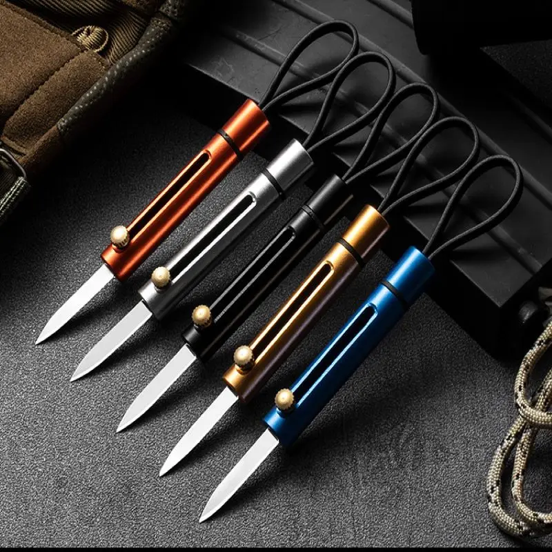 Портативный мини-Нож EDC креативный нож для улицы кольцо ключей в форме