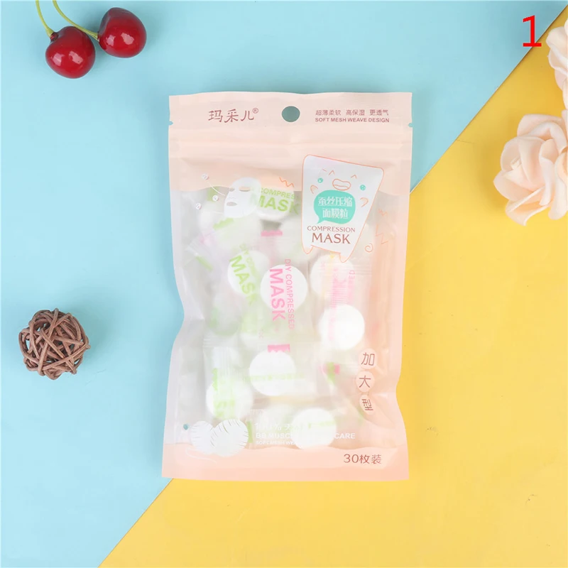 

30 капсул шелковые компрессионные маски ультратонкие «сделай сам» дизайн антивозрастная долговечная простая в использовании натуральная м...