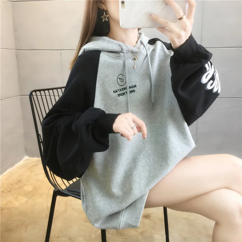 

Модная толстовка с капюшоном, женская одежда на осень и зиму, свободная стильная модная нишевая Дизайнерская куртка, куртка