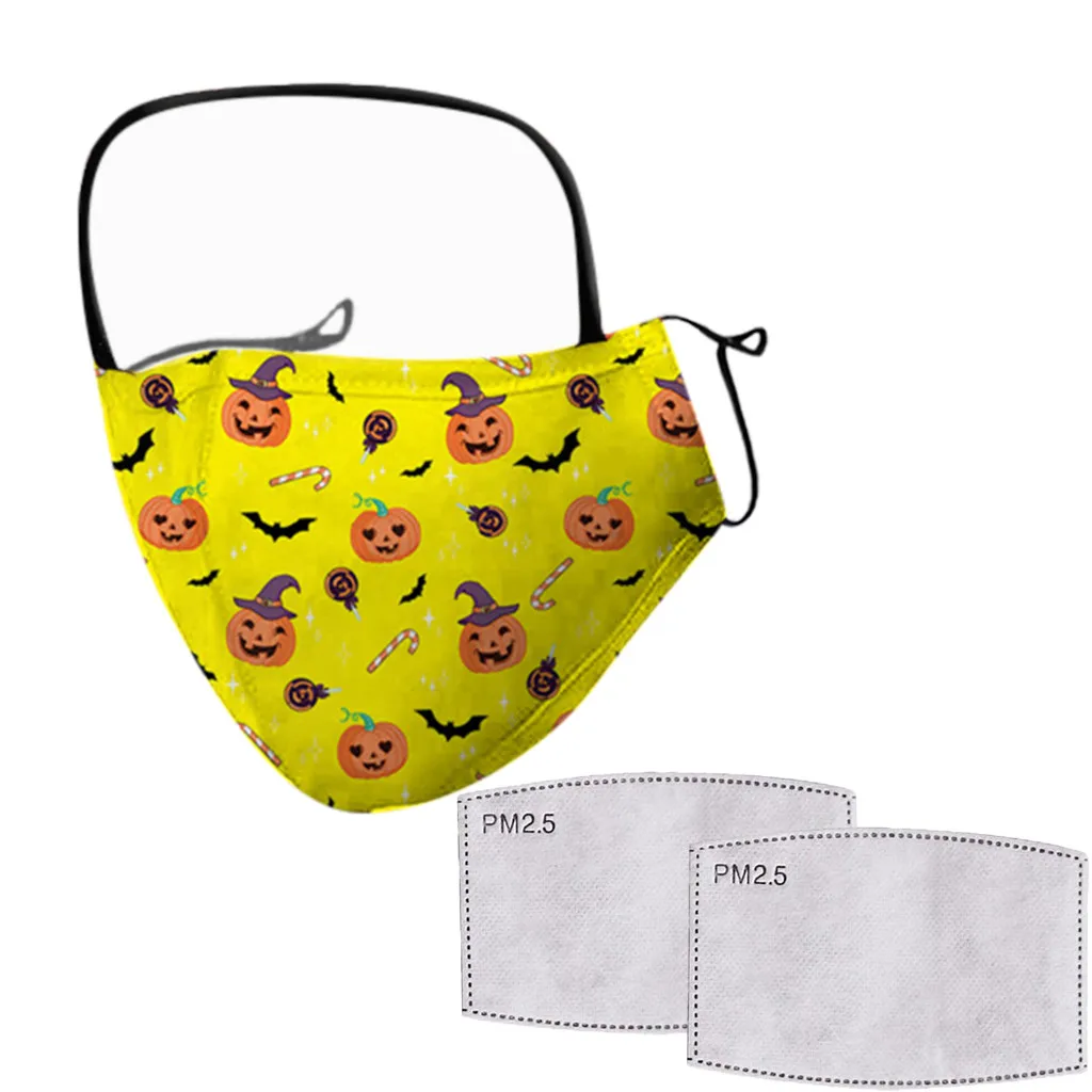 Маска на Хэллоуин для взрослых женщин Пылезащитная наружная маска лица защита