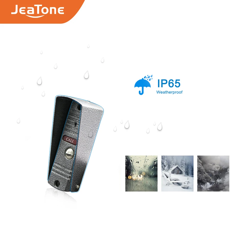 Видеодомофон 720P/AHD 7 дюймов водонепроницаемая камера с поддержкой