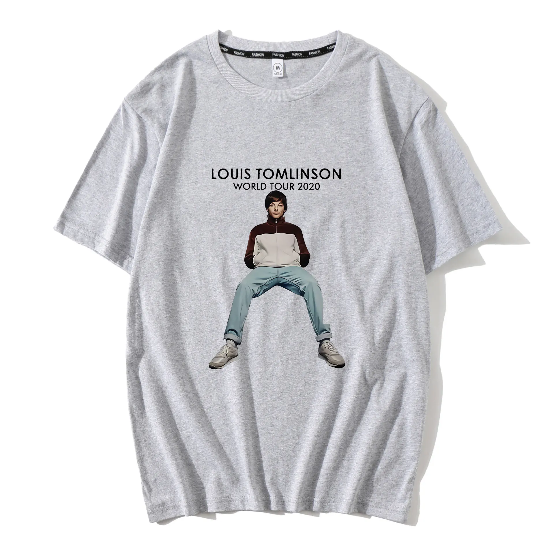 

Louis Tomlinson One Direction Tshirt Harajuku Casual White Tops T Shirt Men New Summer Shirts Graphic T Shirts