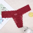 Сексуальное нижнее белье, кружевные стринги, женские дышащие трусики с вырезами, стринги, красивое нижнее белье