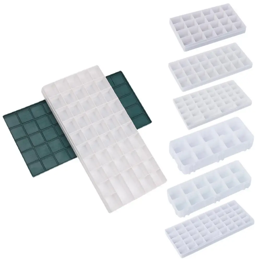 Отсек палитра Водонепроницаемая герметичная пластиковая коробка Пигмент краски