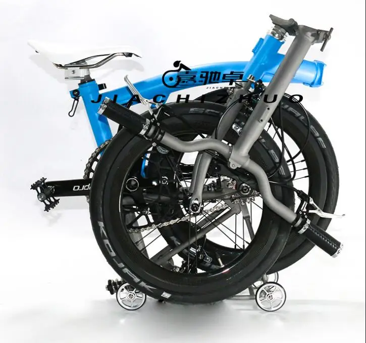Titanium Alloy Folding Bike Two-Color 16inch Inside 5 Speed | Спорт и развлечения