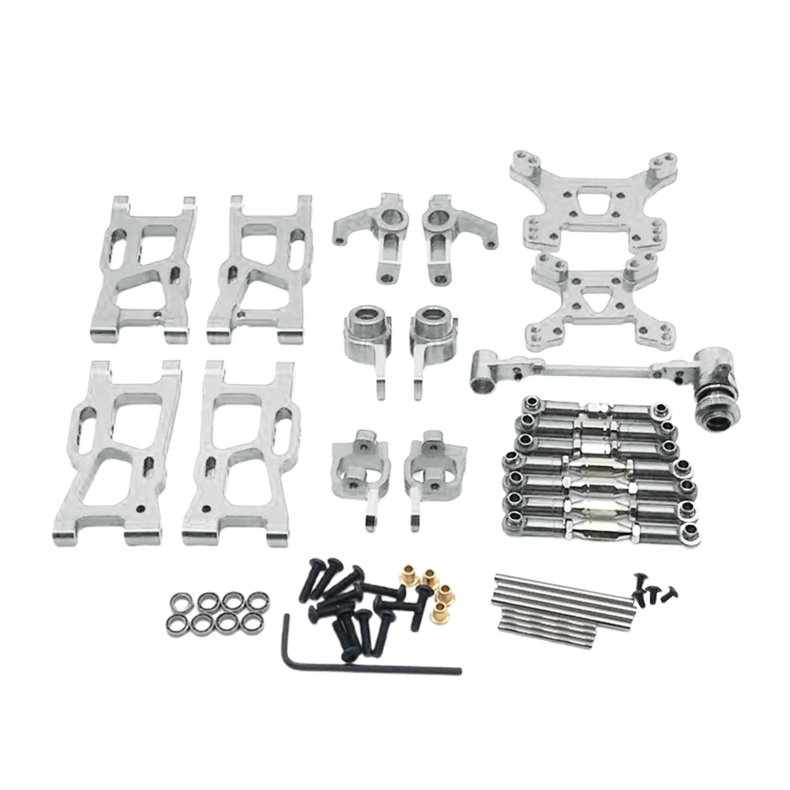 

9 Types Metal Upgrade Part Kits for WLtoys RC Truck Front/Rear Swing Arms
