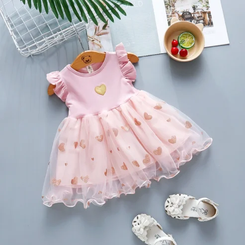 Girls summer dresses children fashion cotton letter short sleeve dress kids princess girls casual clothing 3.4.5.6 years | Детская