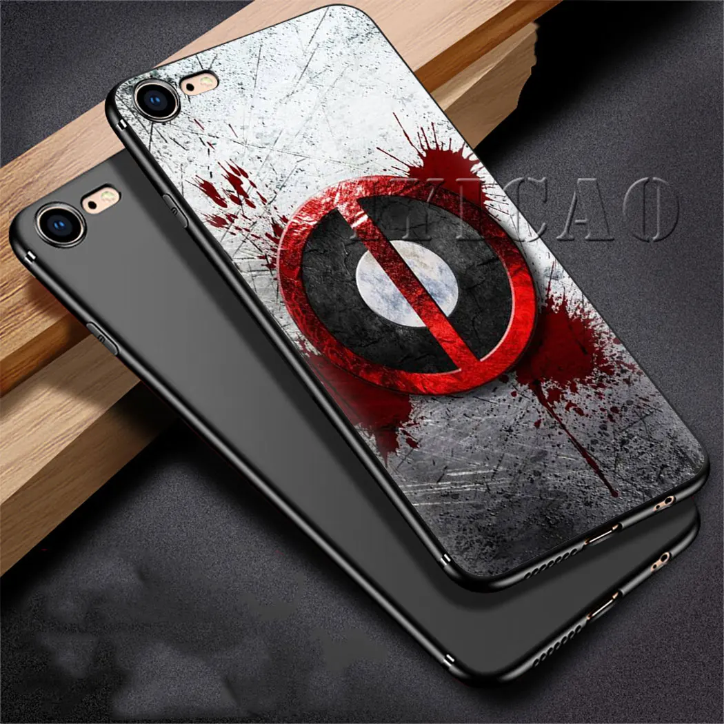 IYICAO Дэдпул Мягкий силиконовый чехол для телефона iPhone 11Pro Max Xr Xs X 6 6S 7 8 Plus 5 5S SE
