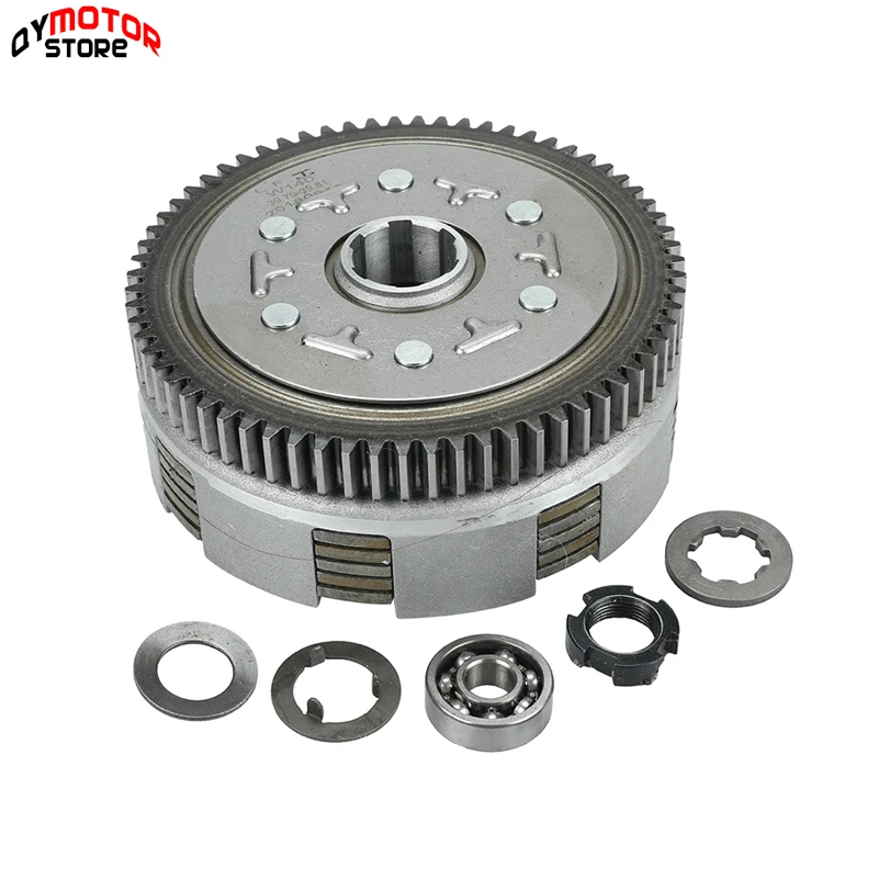 

140cc Complete Manual Clutch Assembly kit For 55mm Bore lifan 140 140cc 1P55FMJ Horizontal Kick Starter Engines Dirt Pit Bike