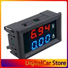 Автоматический постоянный ток 100 V 10A Вольтметр Амперметр синий + красный светодиодный цифровой вольтметр измерительный усилитель двойной Напряжение ток для дома автомобиль инструмент Применение Лидер продаж