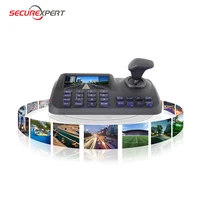 camera control keyboard onvif networ joystick 5 inch lcd screen h 265 3d cctv ip ptz controller hdmi usb for camera security