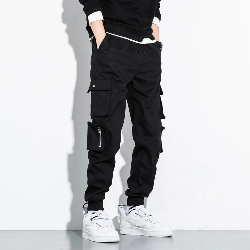 

Cargo Pants Men Spring-autumn Super-size Trousers and Ankle-length Trousers Men's Loose Cotton Casual Pants Harajuku Fashion