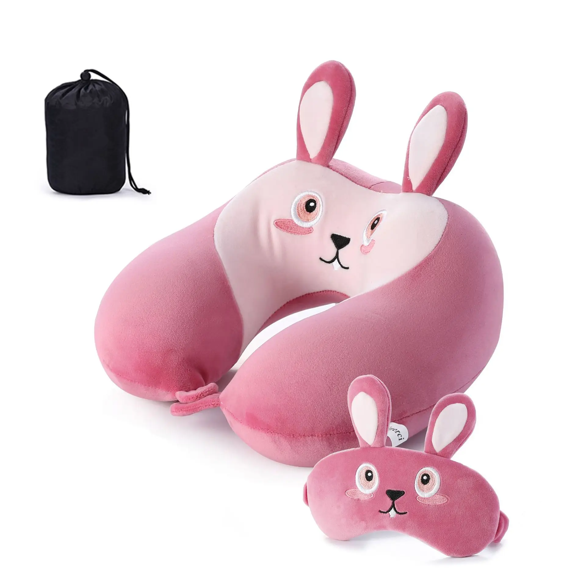 Новая мультяшная подушка для путешествий с животными плюшевая хлопковая u