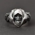 LETAPI, винтажное Европейское Скандинавское кольцо Navia, мифология Одина, великого Бога, Винтажное кольцо, воин викингов, Арктический волк, кольца для мужчин