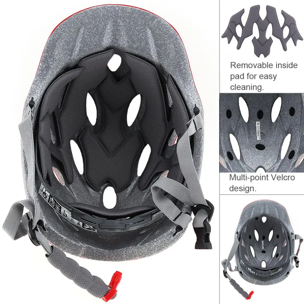 

GUB CITY EPS + PC Ultralight Integrally Molded Cycling Mountain Helmet with 18 Bicycle Vents 57-60cm