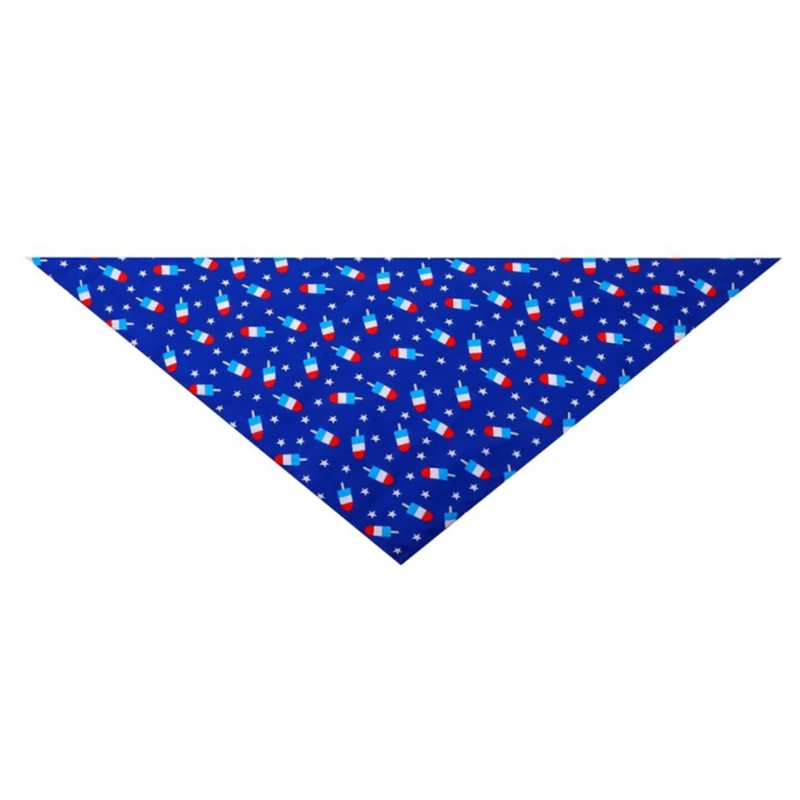 

Pet Neckerchief Cat Dog Accessories Classic America Scarf Bandana Bibs Scarf Collar Pet Saliva Towel Triangle Towel