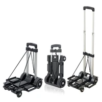 portable folding cart trolley car travel luggage trolley flatbed mobile furniture transportation tool