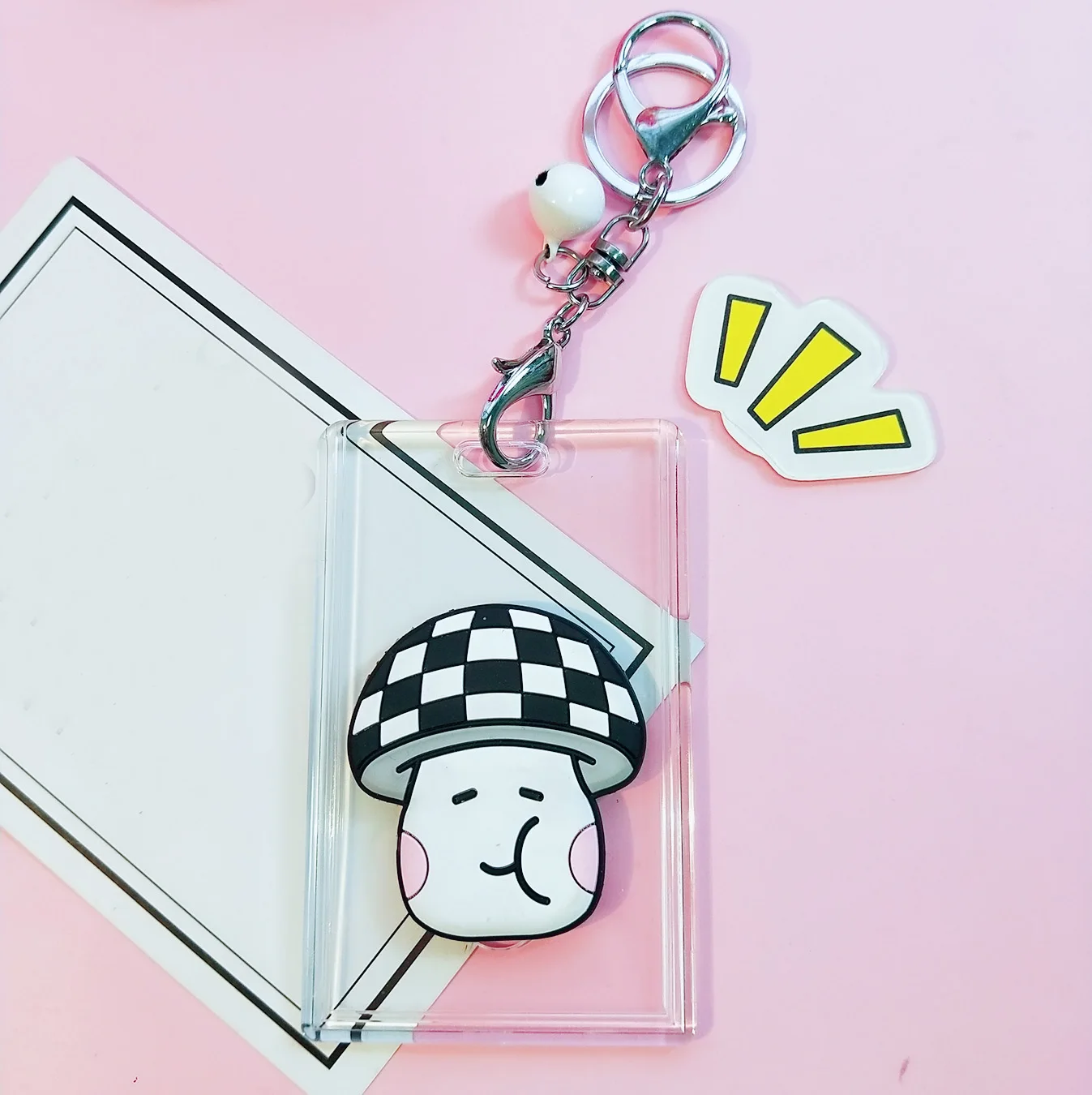 Симпатичный мультяшный держатель для карт прозрачный чехол женщин студенток